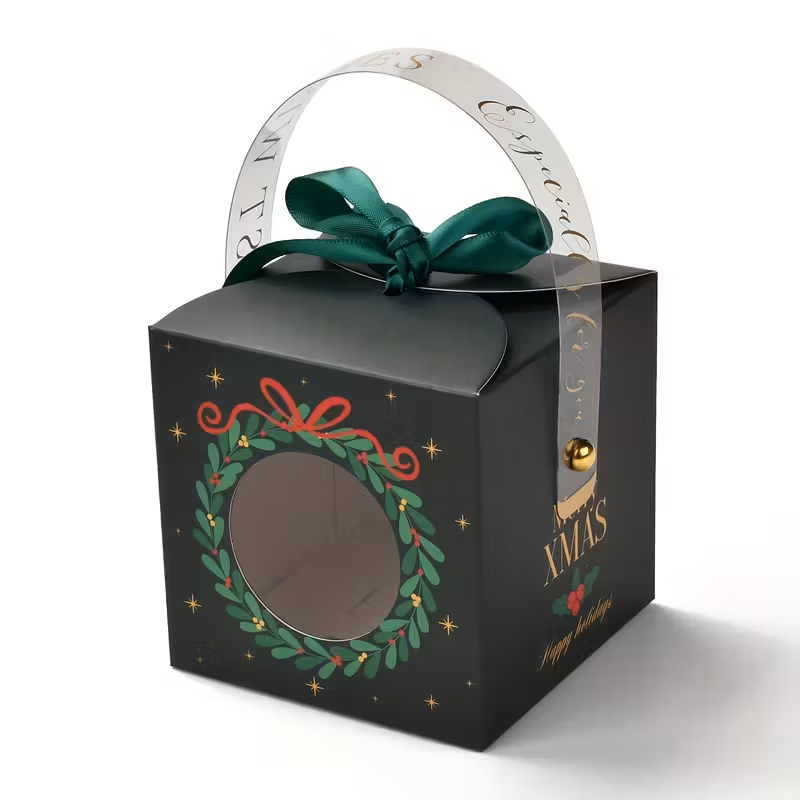 Caja Navidad para BOLAS 9x9cm