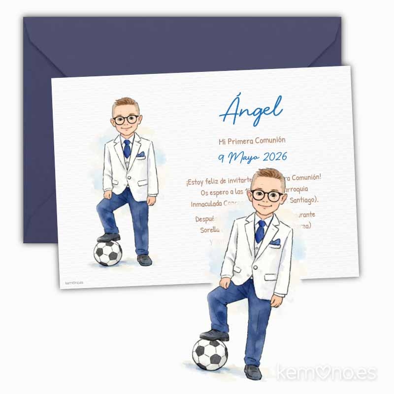 INVITACION-COMUNION-ILUSTRACION-PERSONALIZADA